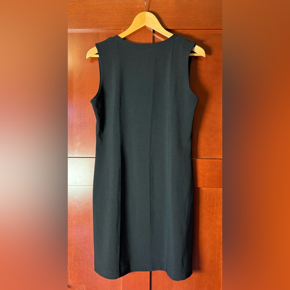 Boston Proper Black Sleeveless Little Black Dress Size PM - Picture 9 of 9